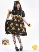 Lemon Planet Series Printing Bowknot Lolita Hair Hoop