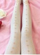 Bronzing Printing Velvet Classic Lolita Pantyhose