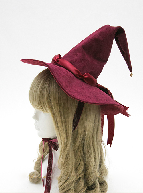 Halloween Witch Gothic Lolita Medium Pointed Hat