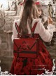 Halloween Bowknot Embroidery Lolita Backpack