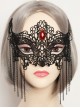 Black Lace Gothic Lolita Mask
