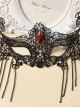 Black Lace Gothic Lolita Mask