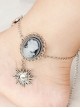 Portrait And Little Sun Pendant Gothic Lolita Anklet