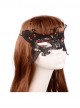 Sexy Hollow Out Butterfly Half Face Black Lace Mask