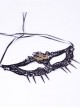 Sexy Black Lace Hollow Out Pendant The Cat Face Half Face Mask