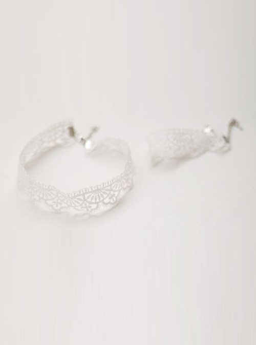 Concise Lace Classic Lolita Necklace And Bracelet Set