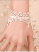 Elegance Retro White Lace Gothic Lolita Bracelet