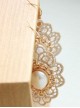 Baroque Palace Style Vintage Pearl Lace Earrings