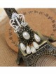 White Lace Pearl Bridal Classic Lolita Earrings