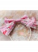 Magic Tea Party Strawberry Chocolate Series Strawberry Printing Head Hoop