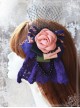 Magic Tea Party Spring of Europa Printing Flower Lolita Hair Pin
