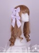 Soft Stripe Chiffon Big Bowknot Sweet Lolita Hair Pin