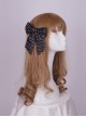 Soft Stripe Chiffon Big Bowknot Sweet Lolita Hair Pin