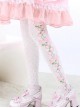 Pink Strawberry Lovely White Fashion Sweet Lolita Knee Stockings