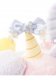 Floral Bowknot Pearl Pendant Sweet Lolita Hairpin