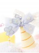 Emulation Floral Lace Bowknot Pearl Sweet Lolita Hairpin