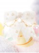 Pearl Bowknot Little Star Pearl Chain Sweet Lolita Hairpin