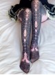 Lovely Lace Printing Lolita Pantyhose