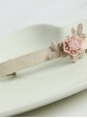 Handmade Concise Light Pink Little Flower Lolita Hairpin
