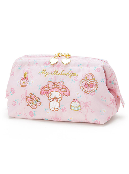 Fashion Melody And Gemini Embroidery Printing Sweet Lolita Storage Bag Stationery Bag