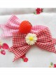 Fashion Plaids Bowknot Strawberry Sweet Lolita Hand Sleeves