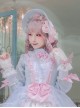 Palace Style Lace Ribbon Gothic Lolita Bonnet