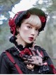 Palace Style Lace Ribbon Gothic Lolita Bonnet