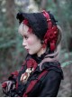 Palace Style Lace Ribbon Gothic Lolita Bonnet