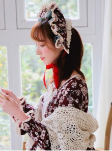 Retro Floral Cotton Cloth Classic Lolita Hair Band