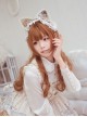 Cat Tarot Series Chiffon Cat Ears Classic Lolita Hair Band