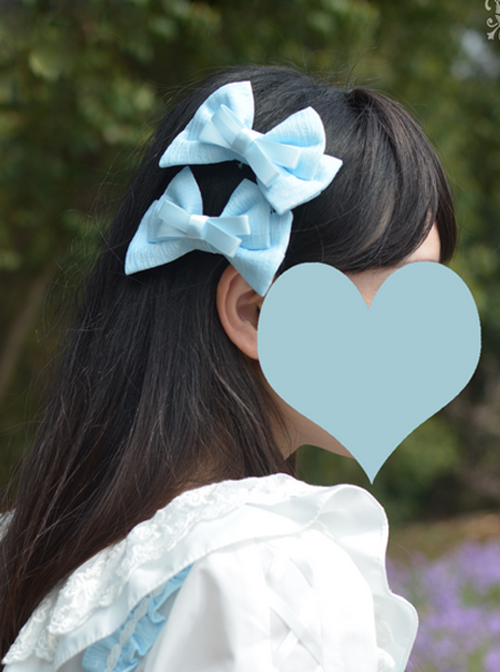 Magic Tea Party Wind's Child Series Bowknot Lolita Hair Pins