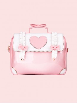 Cute Loving-heart Laptop bag Lolita High-capacity Bag