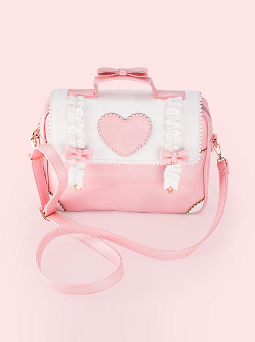 Cute Loving-heart Laptop bag Lolita High-capacity Bag