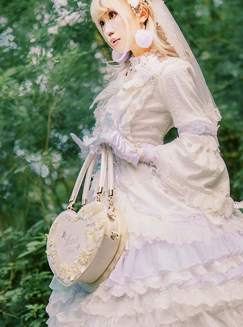 Elegant Bride Heart-shaped Lolita Bag