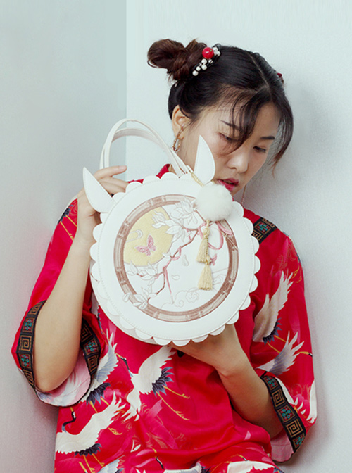 Embroidery Chinese Style Circular Lolita Bag