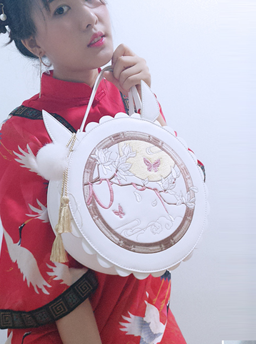 Embroidery Chinese Style Circular Lolita Bag