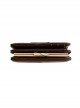 Cute Brown Flower Vine Embroidery Lolita Wallet
