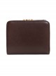 Cute Brown Flower Vine Embroidery Lolita Wallet