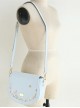 Light Blue Cute Embroidery Lolita Shoulder Bag