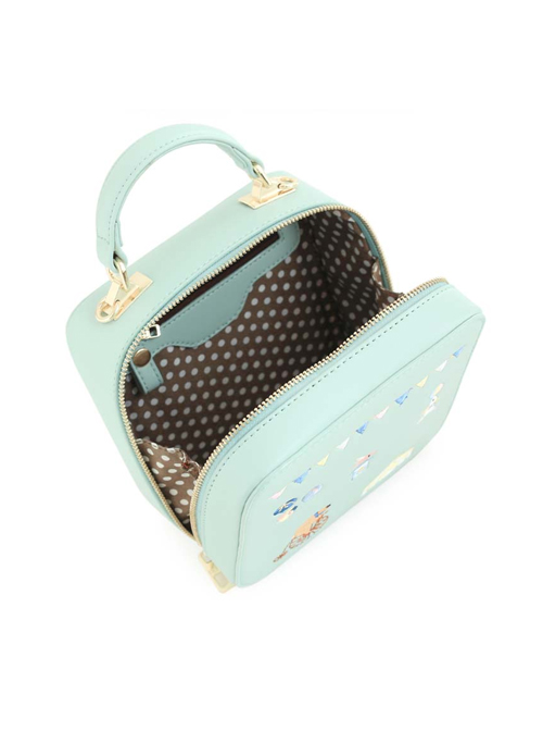 Cute Animals Embroidery Light Green Lolita Shoulder Bag