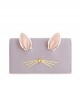 Light Purple Cute Cat Ears Lolita Shoulder Bag