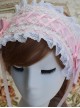 Pink Chiffon Printing Lace Sweet Lolita Hair Band