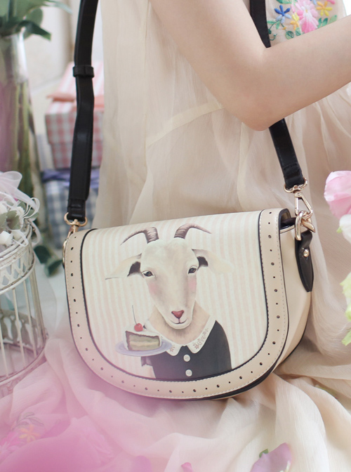 Fairytale Printing Goats Lady Lolita Shoulder Bag