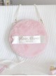 Cute Ribbon Downy Powder Puff Shape Lolita Shoulder Bag
