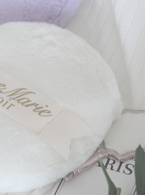 Cute Ribbon Downy Powder Puff Shape Lolita Shoulder Bag