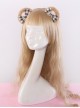 Cute Brown Little Bear Ears Sweet Lolita Hair Clips