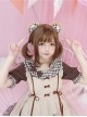 Cute Brown Little Bear Ears Sweet Lolita Hair Clips