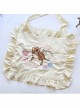 Cat Strawberry Embroidered Square Ruffles Satin Lolita Shoulder Bag