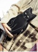 Cat-shaped Black Gothic Lolita Shoulder Bag