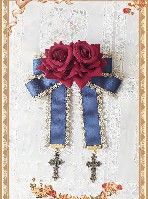 The Heavenly Kingdom's Bell Series Classic Lolita Rose Brooch